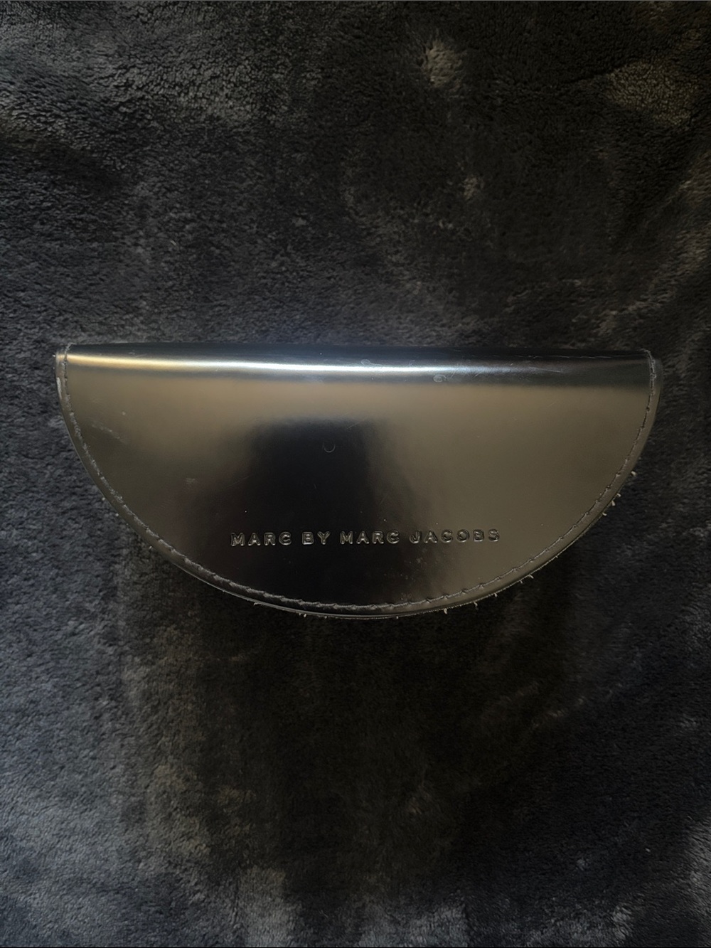 Marc By Marc Jacobs Black Half-Moon Sunglasses Case